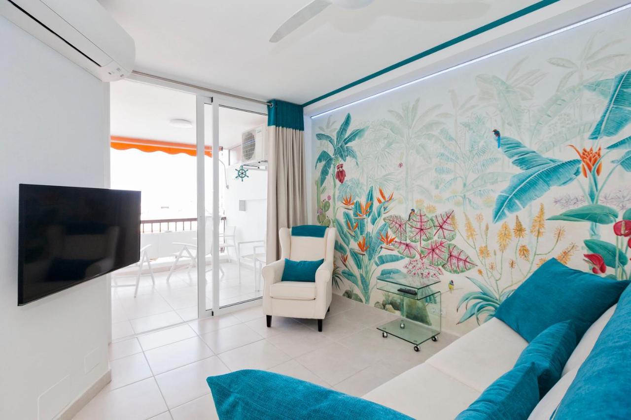 Apartament First Line Sea, Luxury Penthouse, Sea And Sunset View Vivenda Vacational Guayero 618 Los Cristianos  Zewnętrze zdjęcie