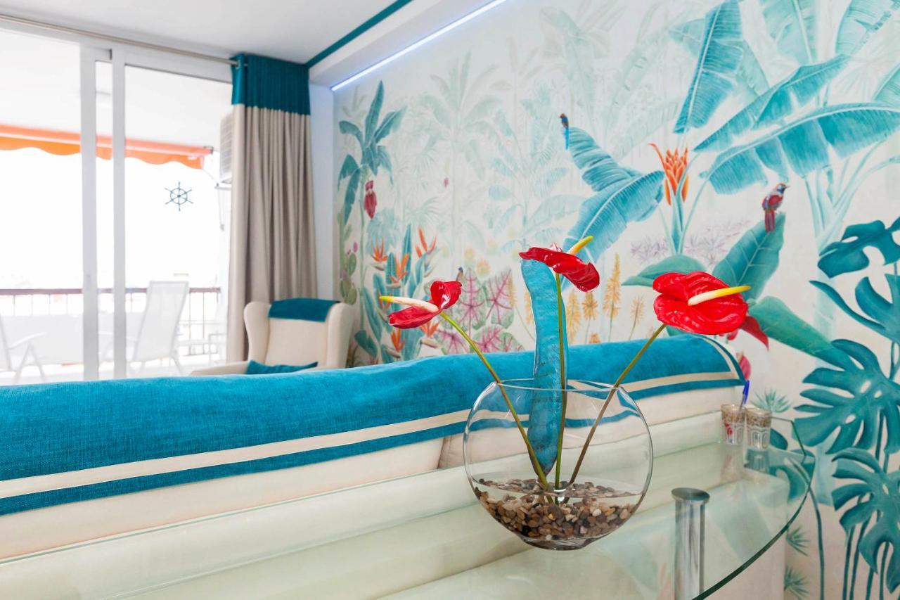Apartament First Line Sea, Luxury Penthouse, Sea And Sunset View Vivenda Vacational Guayero 618 Los Cristianos  Zewnętrze zdjęcie
