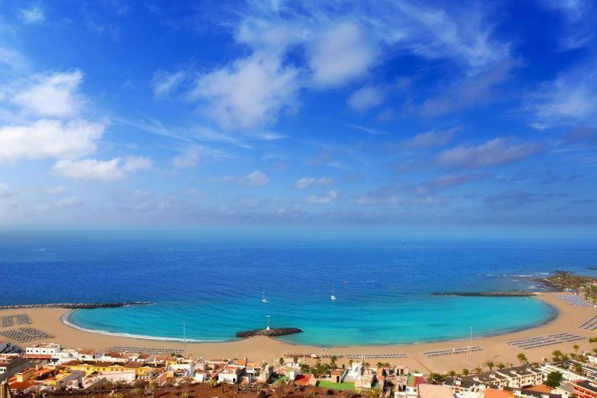 Apartament First Line Sea, Luxury Penthouse, Sea And Sunset View Vivenda Vacational Guayero 618 Los Cristianos  Zewnętrze zdjęcie