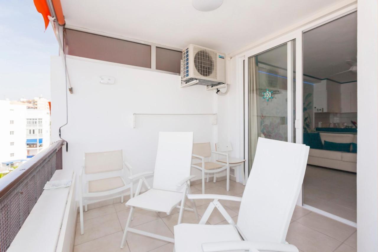 Apartament First Line Sea, Luxury Penthouse, Sea And Sunset View Vivenda Vacational Guayero 618 Los Cristianos  Zewnętrze zdjęcie