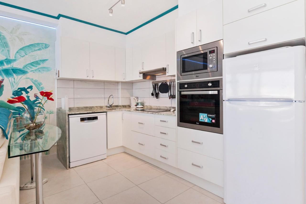Apartament First Line Sea, Luxury Penthouse, Sea And Sunset View Vivenda Vacational Guayero 618 Los Cristianos  Zewnętrze zdjęcie