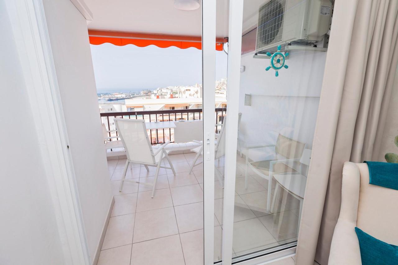 Apartament First Line Sea, Luxury Penthouse, Sea And Sunset View Vivenda Vacational Guayero 618 Los Cristianos  Zewnętrze zdjęcie