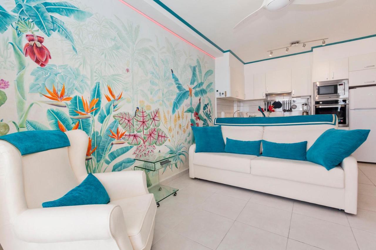 Apartament First Line Sea, Luxury Penthouse, Sea And Sunset View Vivenda Vacational Guayero 618 Los Cristianos  Zewnętrze zdjęcie